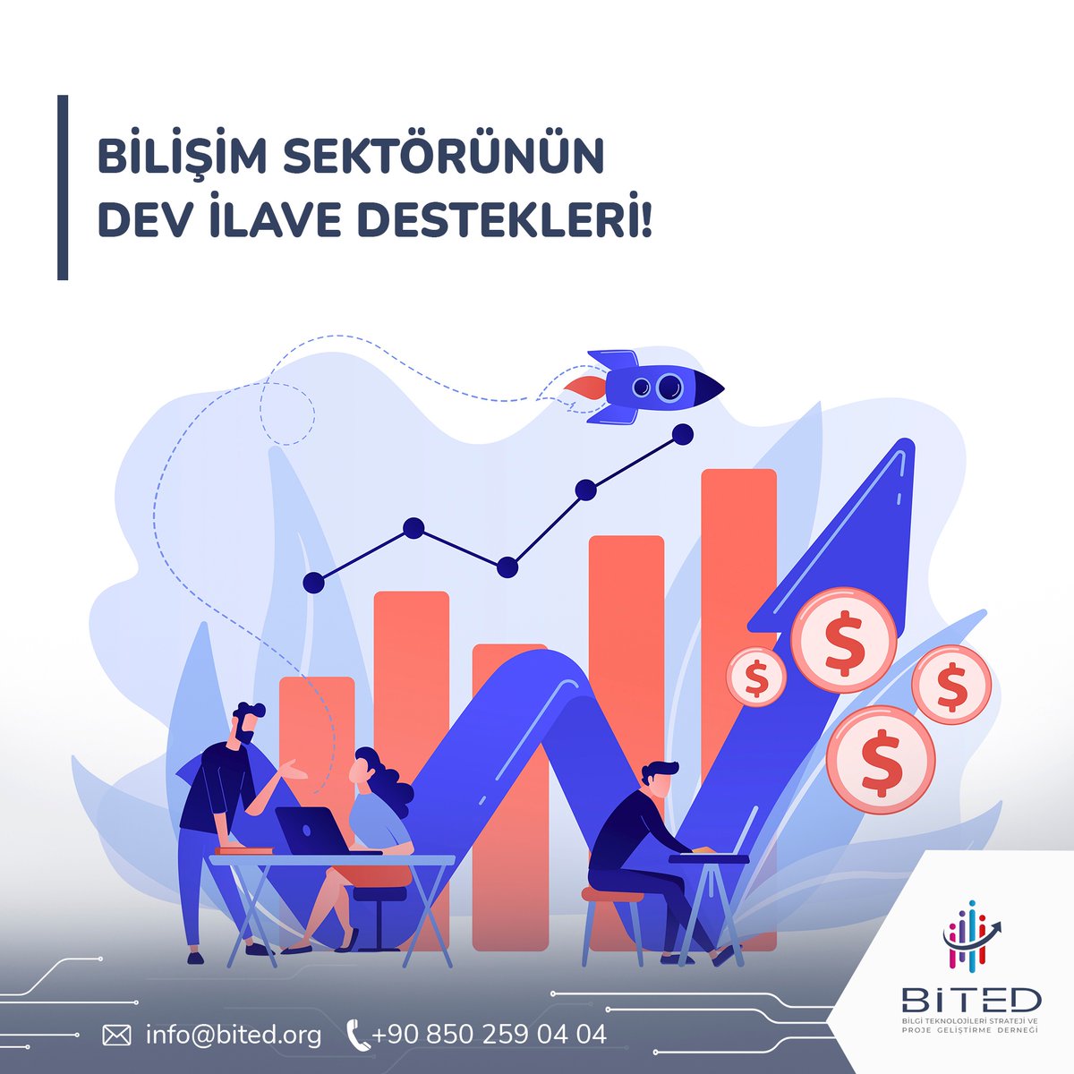 BitedOrg's tweet photo. Bilişim Sektörünün Dev İlave Destekleri! Yabancı pazarlara girerken komisyon desteği, geliştirme desteği ve pazara giriş desteği gibi kapsamlı ödemelerden yararlanabilirsiniz.

https://t.co/3WLumZbWdl
+90 850 259 04 04

#teknopark #girişimofisi #kuluçkamerkezi #mobiluygulama https://t.co/fEgqxmrMNa