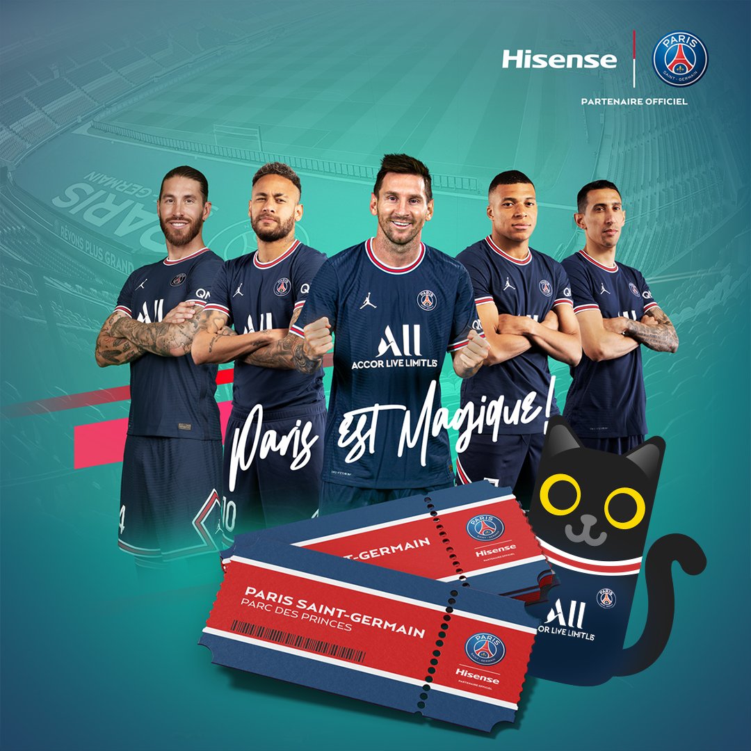 🔥 CONCOURS 🔥
Cette semaine APPY t'offres 2X2 billets pour voir ton équipe préférée au Parc des Princes😺

Le tout est à gagner sur APPY 🔥😸

Bonne chance 
Voici le lien de l'app 👇🏻
linktr.ee/beappy

#beappy #appy #concours #psg #hisense #foot