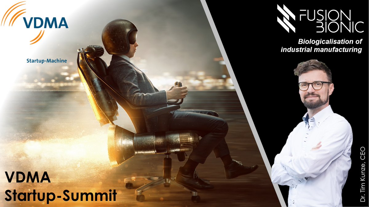 Unser CEO <a href="/TimKunze2/">Tim Kunze</a> gibt im Rahmen der Session "Biologisation of industrial manufacturing" des VDMA Startup Summit 2021 Einblicke in verbesserte Produkt- und Prozessoberflächen dank Lotusblatt und Mottenauge. Get in touch!