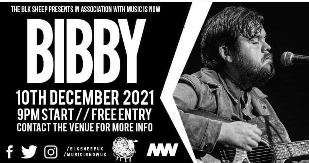 Bibbymusic's tweet photo. Up next @blksheepuk https://t.co/8a6CTWPKii
