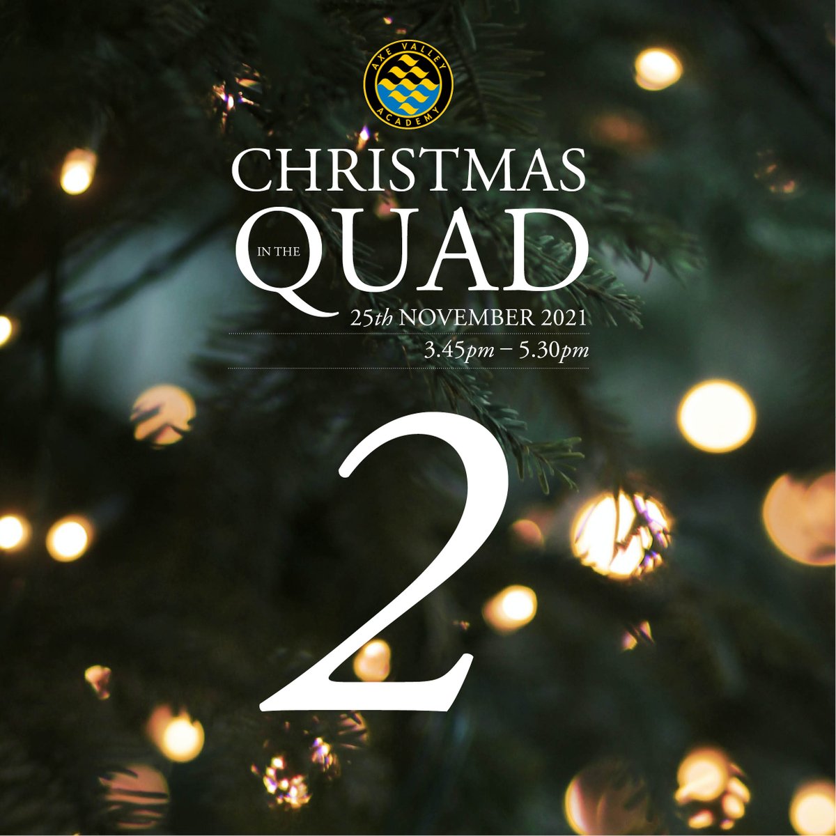 AxeAcademy's tweet photo. We are getting very excited as we prepare for our Christmas in the Quad Event, 25th November 3.45-5.30pm. A fabulous community event for all. Two more sleeps...
 #smallbutchristmassy https://t.co/uZTJ6Pepbg