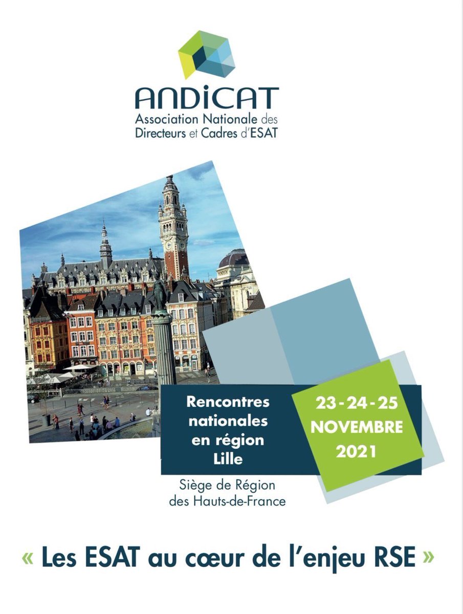 andicat_asso's tweet photo. Réunion du conseil d’administration @andicat_asso à Lille dans le cadre des rencontres nationales #ESAT dans l’hôtel de région des Hauts de France.
3 journées consacrées aux ESAT au cœur de l’enjeu RSE avec plus de 190 participants. https://t.co/aGoK4Tsgbn