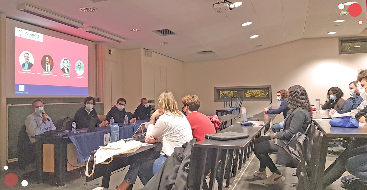 IAEnantes's tweet photo. Comment choisir son #orientation ? Quelles perspectives d'évolution pour les #métiers de la #comptabilité et du contrôle de #gestion ?
Hier soir, 4 pros sont venus apporter des réponses, leur #expertise et leur témoignage à nos étudiants. Merci ! #formation #carrière #bealumni https://t.co/CAX8yvg5uL