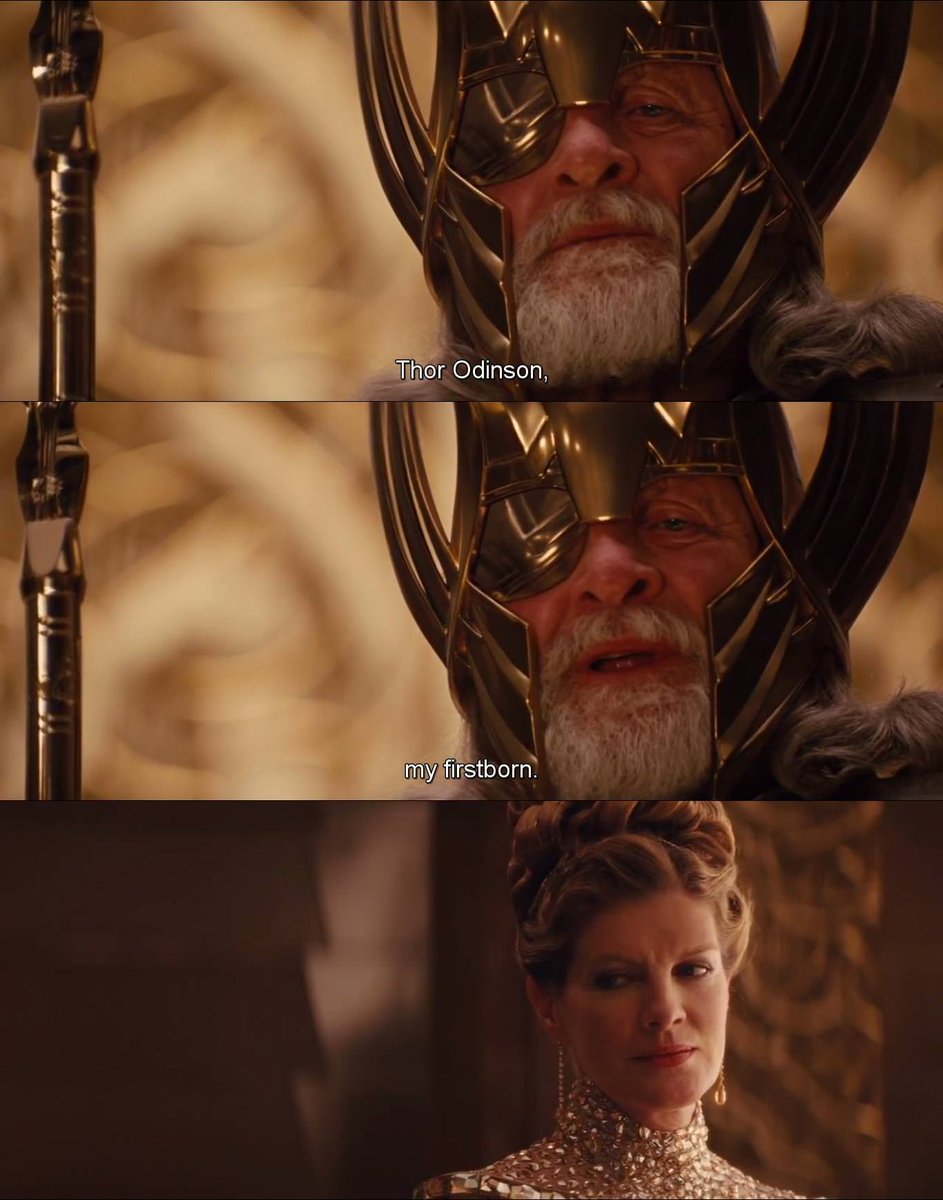 RT @DexertoMU: In 'Thor' (2011) Frigga had a suspicious reaction to Odin calling Thor his firstborn https://t.co/W7SDBVLY2U