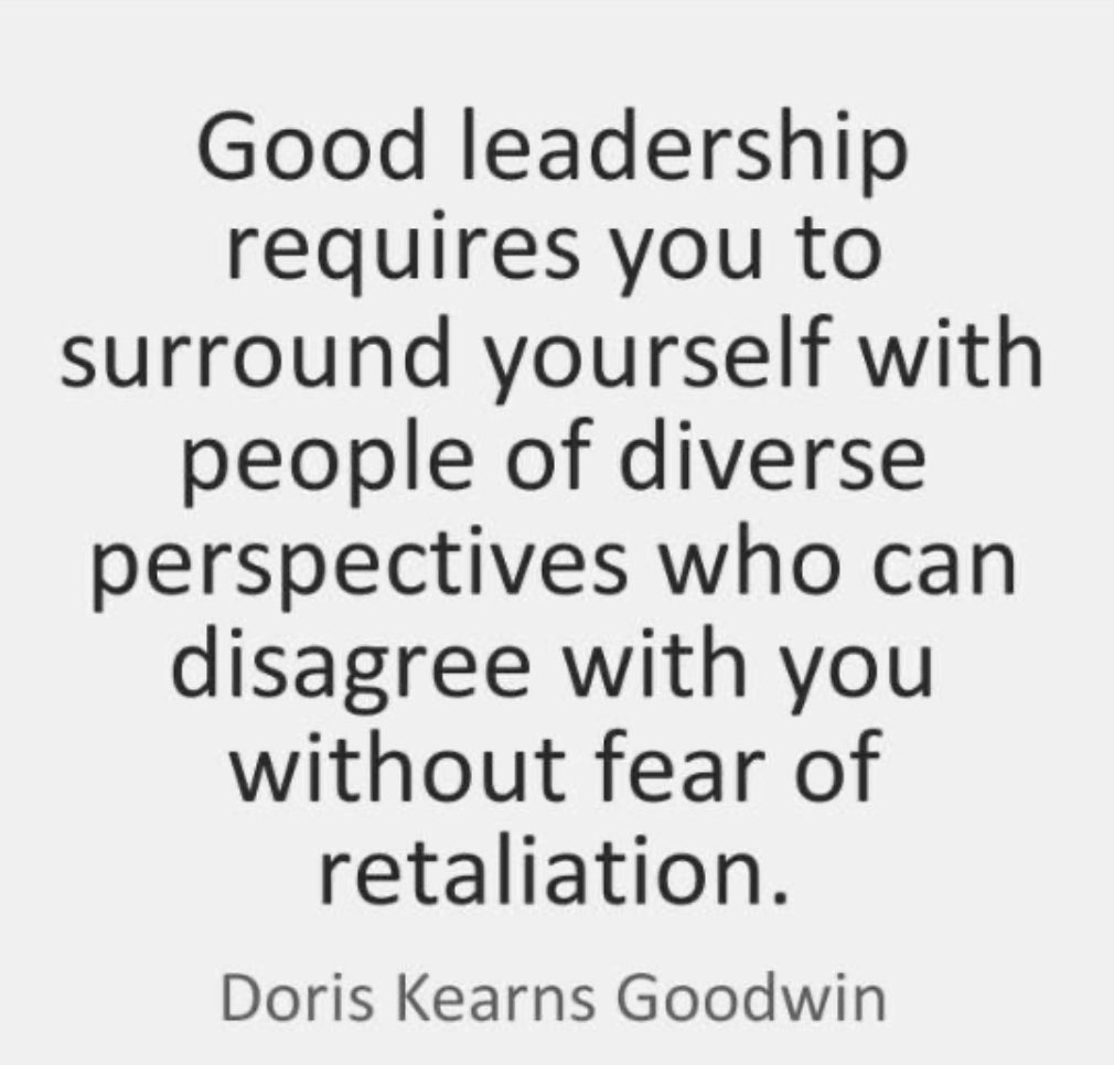 BarbSabran's tweet photo. Wisdom, from my favorite historian. 
#leadership https://t.co/ty4tha0KPJ