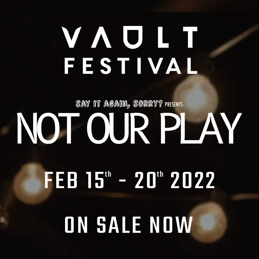 SayItAgainSorry's tweet image. 📢 MASSIVE ANNOUNCEMENT! 📢
 
Say It Again, Sorry?’s brand new experimental show “Not Our Play” is going to be at @VAULTFestival for a full week➡️ 15th to 22nd Feb 2022 👾

YOU WRITE THE SCRIPT and everything written is performed live - *warts and all!

vaultfestival.com/events/not-our… 🎟