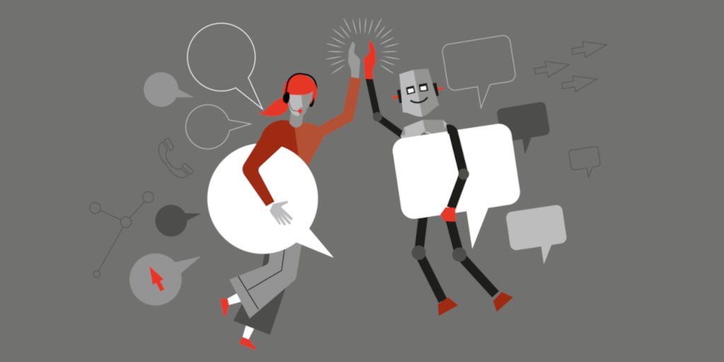 #Chatbots in der Kund*innenkommunikation können...

🤖 …vermeiden, dass sich #Mitarbeitende Aufgaben erledigen, für die sie überqualifiziert sind!
🤖 … Kolleg*innen entlasten!
🤖 …Zeit und Kosten sparen!
Mehr zu der EOS Chatbot-Studie 2021: fcld.ly/i6x5btm