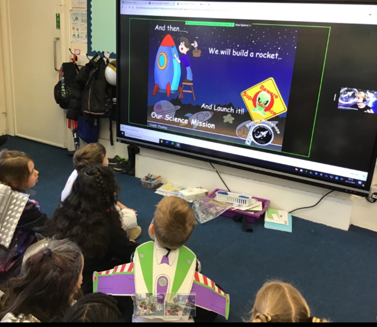 ECSPrep's tweet photo. Y1 enjoying their science focused, space 'WOW' day! We can't wait to see their rockets launch later 🚀🚀 https://t.co/FD6sBVx1Dk