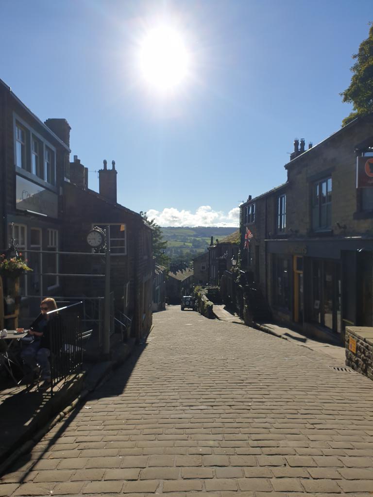 The shops may have changed, fashions may have changed, but every time I walk down this street I think 'these are the cobbles the Brontes walked on, these are the views the Brontes saw'. That's why Haworth is a magical place to visit, any time of the year.