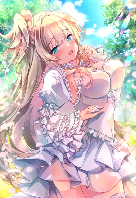 お姫様とデートしてその後は…💕(skeb) 