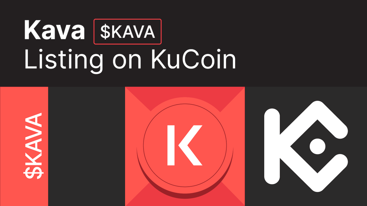 KAVA_CHAIN's tweet photo. $KAVA is listing on @KuCoin!

Trading goes live on 11.24  at 10:00 UTC https://t.co/JBqLzuzrhQ