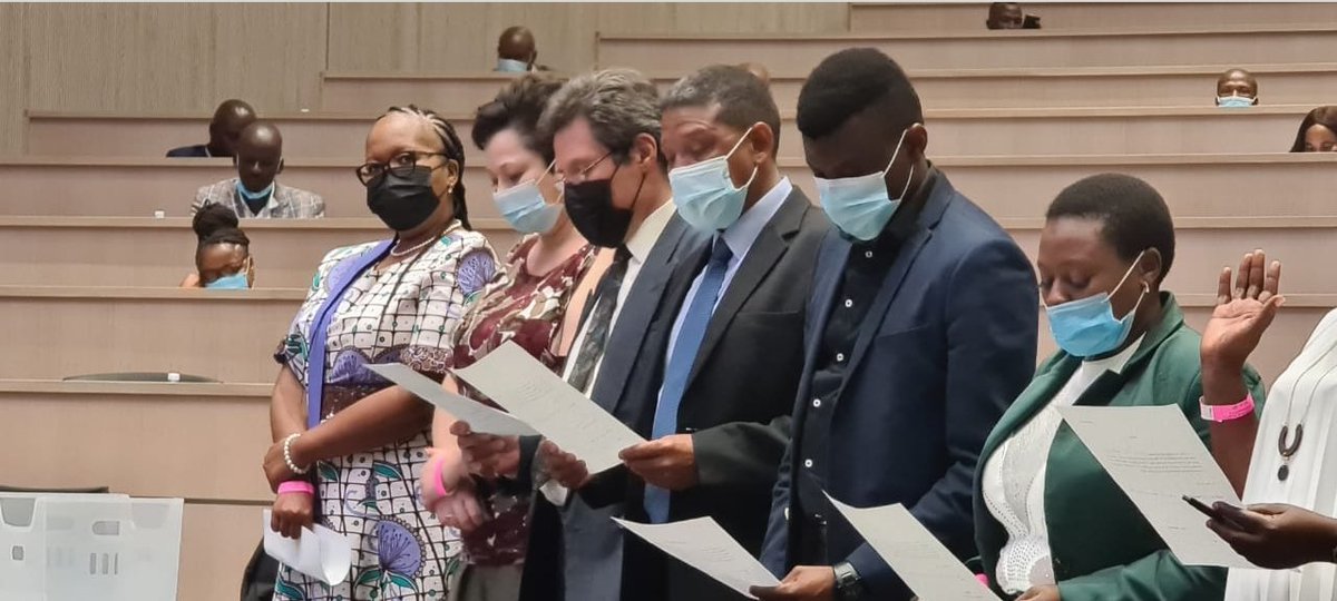 DAGauteng's tweet photo. Randall Williams, Christo van den Heever and Kathlego Mathebe are sworn in as councillors in the City of Tshwane.

#RandallForMayor #Tshwane https://t.co/6aRrh3Lddo