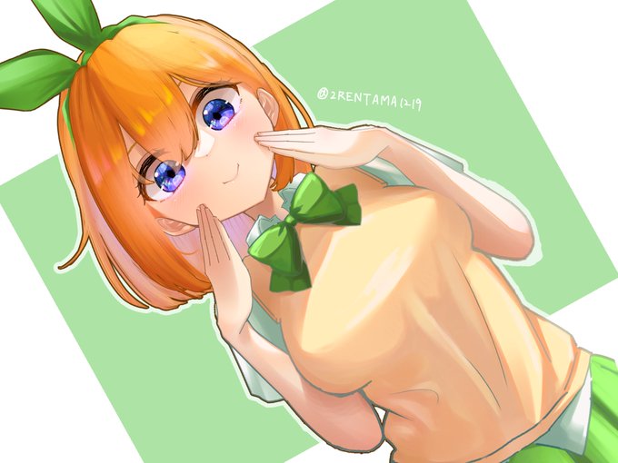 れんたま💎short動画さんがTwitterに投稿した中野四葉(五等分の花嫁)のイラスト。