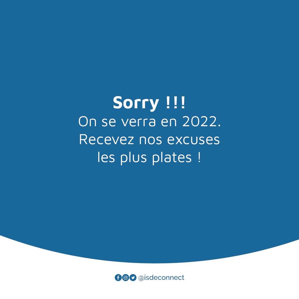 isdeconnect's tweet photo. Bonjour !
La prochaine édition de Deconnect ne pourra plus tenir sur le 04 décembre prochain.
Il y a plusieurs facteurs qui nous obligent à reporter. C'est indépendant de notre volonté.
Recevez toutes les excuses de la team.
On reviendra plus fort en 2022.
#Deconnect https://t.co/U6dlb1rdI5
