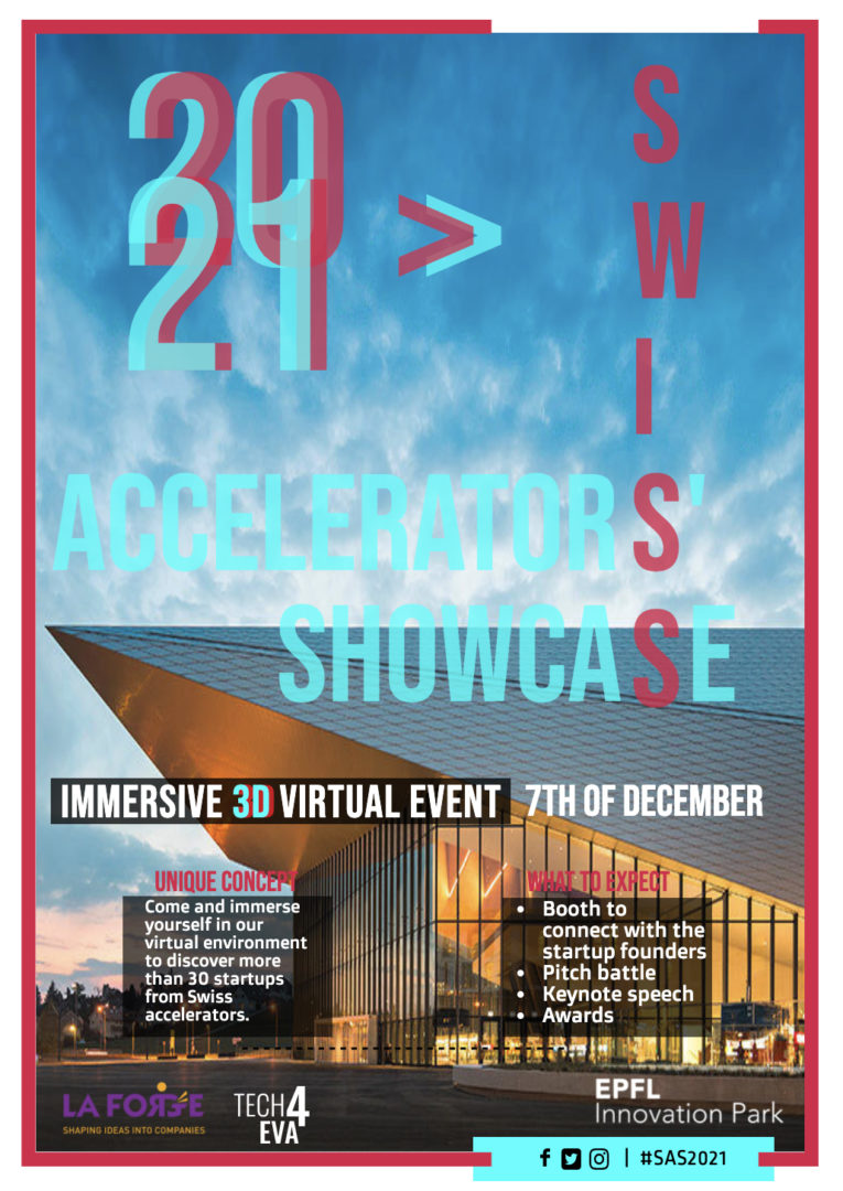 Geneus (@geneusch) on Twitter photo The Swiss Accelerators' Showcase 2021, organized by <a href="/EPFL_Park/">EPFL Innovation Park</a>, will take place on December 7th.
Join and discover our innovators' projects: <a href="/ArcoScreen/">ArcoScreen</a>, iCure, and Upmote by immersing yourself in a virtual 3D event.
#lifesciences #innovation #swisstartup The Swiss Accelerators' Showcase 2021, organized by <a href="/EPFL_Park/">EPFL Innovation Park</a>, will take place on December 7th.
Join and discover our innovators' projects: <a href="/ArcoScreen/">ArcoScreen</a>, iCure, and Upmote by immersing yourself in a virtual 3D event.
#lifesciences #innovation #swisstartup