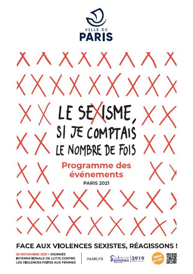 Helenebidard's tweet photo. Des jeunes du conseil parisien de la jeunesse et des étudiantEs de @EcoleEPSAA ont ouvert avec des préconisations de fonds et graphiques la 7eme journée de l’observatoire parisien des violences faites aux femmes @Paris, contre le #sexisme aux racines des violences. 
#25novembre https://t.co/C7yzj9WJcP