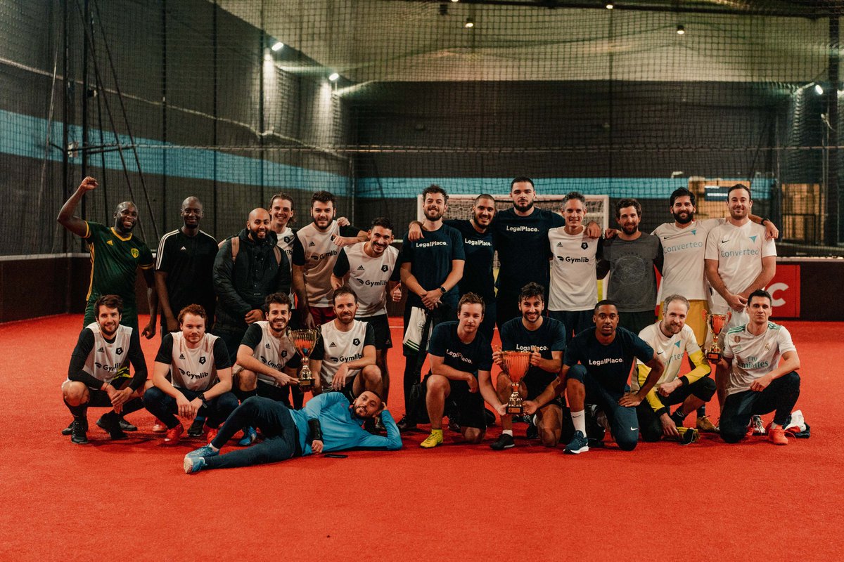 Gymlib (@gymlib) on Twitter photo La victoire au bout des crampons ⚽️ Bravo à nos joueurs d’exception qui ont brillé sur le #terrain chez <a href="/lefivefc/">LE FIVE</a> 👏 lors du tournoi #interentreprise de #foot5
<a href="/LegalPlace/">LegalPlace.fr</a> <a href="/converteo/">Converteo</a> <a href="/Malt_France/">Malt</a> <a href="/getqonto/">Qonto</a> <a href="/SalesforceFR/">Salesforce France</a> <a href="/RATPgroup/">RATP Group</a> <a href="/ManoMano_FR/">ManoMano_FR</a> <a href="/planityofficiel/">Planity</a>
@arthurdupeuty La victoire au bout des crampons ⚽️ Bravo à nos joueurs d’exception qui ont brillé sur le #terrain chez <a href="/lefivefc/">LE FIVE</a> 👏 lors du tournoi #interentreprise de #foot5
<a href="/LegalPlace/">LegalPlace.fr</a> <a href="/converteo/">Converteo</a> <a href="/Malt_France/">Malt</a> <a href="/getqonto/">Qonto</a> <a href="/SalesforceFR/">Salesforce France</a> <a href="/RATPgroup/">RATP Group</a> <a href="/ManoMano_FR/">ManoMano_FR</a> <a href="/planityofficiel/">Planity</a>
@arthurdupeuty