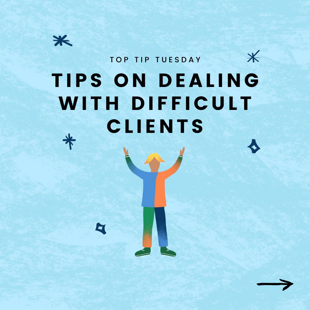 UkNomadProject's tweet photo. It is tricky dealing with difficult clients sometimes, we have a few tips for you on how to deal with situations like this 😎 #DigitalNomadProject #OnlineCourses #FutureOfWork #entrepreneur https://t.co/ZckWgyAwKN