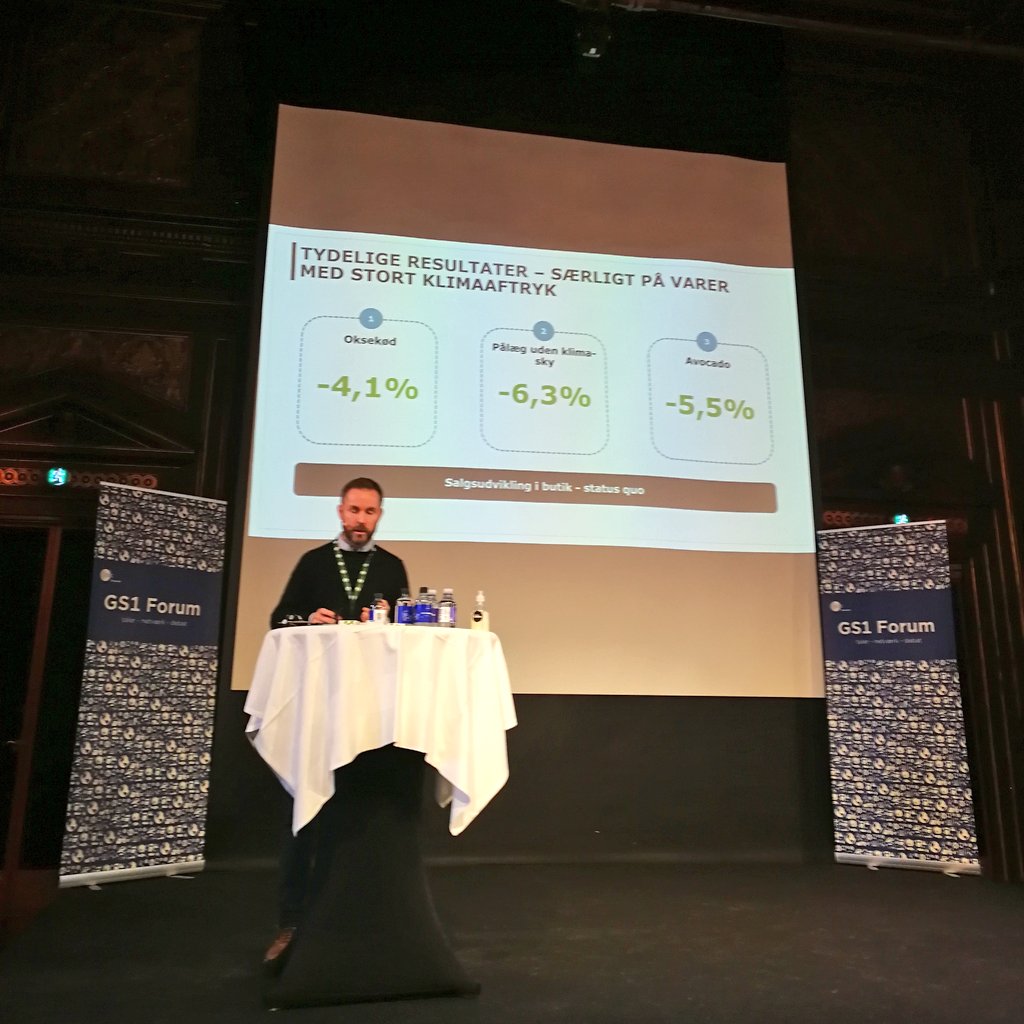 micminter's tweet photo. Opløftende resultater fra Nettos test af klimamærkning baseret på Den store klimadatabase. Gav en tydelig reduktion i salget af de mest klimabelastende fødevarer. #dkgreen #dkfood #gs1forumdk https://t.co/KGQhMSWJtk
