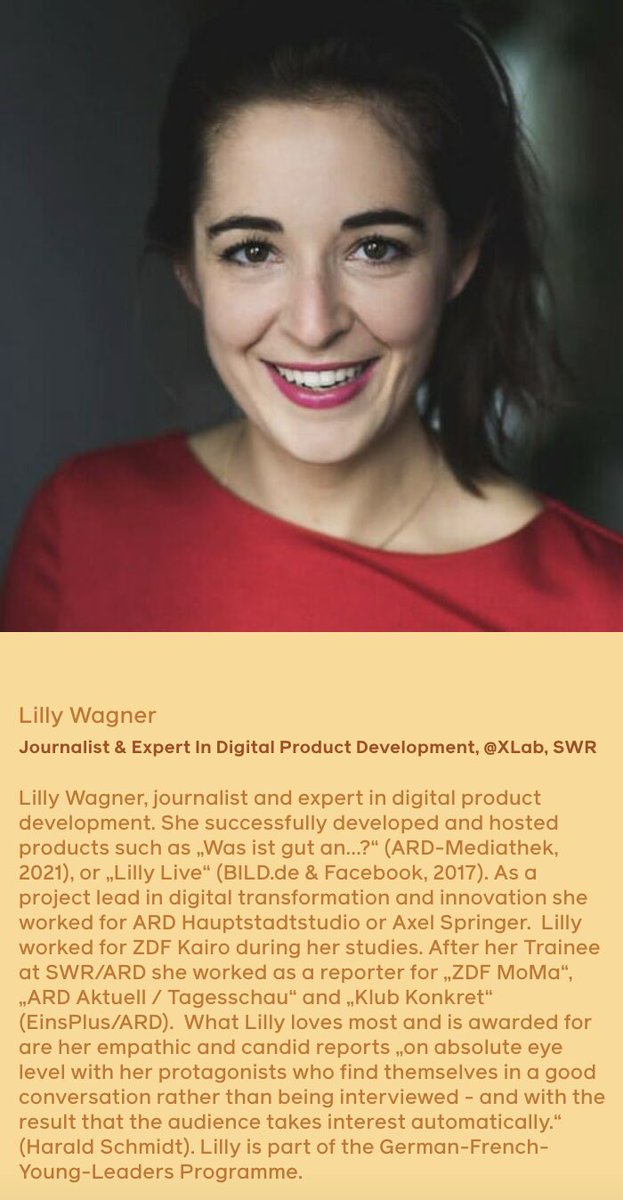 lillywagner's tweet photo. No Lunch-Date yet for today? With @sandelkro &amp; @UlrikHaagerup I will talk about "Perspectives in Journalism" - about reporting on problems &amp; crises as well as on positive developments. Starting at 12 o'clock - #Joinin: https://t.co/3QNp3YxCjC #Constructive #Journalism #cjd21 https://t.co/1BAjX5vaGT