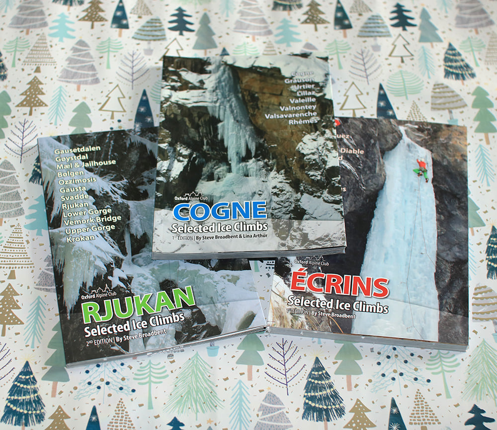 Our pre-Christmas sale starts today, with big savings available on climbing guidebooks and more! Save up to £20 on ice climbing guides, or get yourself sorted for winter and summer with a £9 saving when you buy Mountain Rock and Snow &amp; Ice. oxfordalpineclub.uk/shop.php