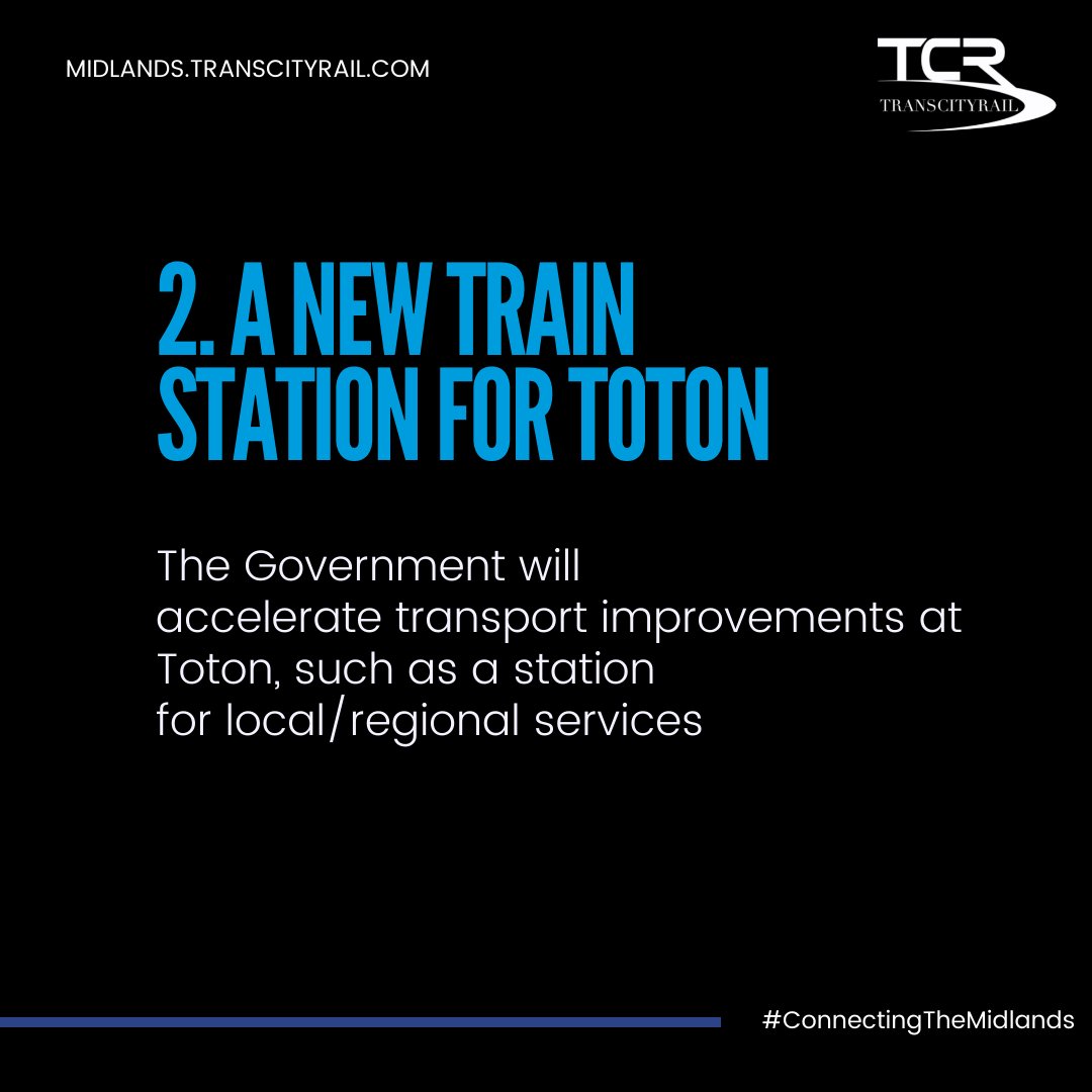 thertmnews's tweet photo. What does the Integrated Rail Plan mean for the Midlands?
If you are interested in regional rail investment for the Midlands, confirm your place at #TransCityRail today!
🔗https://t.co/7KtXUCBTMe
#IntegratedRailPlan #ConnectingTheMidlands #MidlandsEngine #MidlandsConnect https://t.co/KYOnQpTvEj