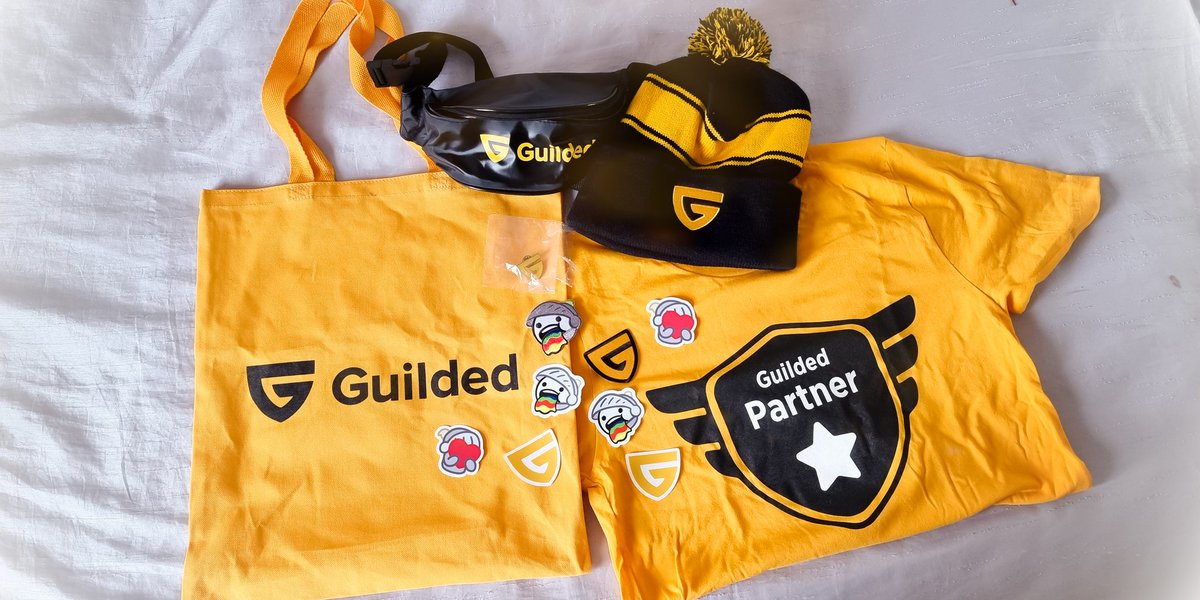 kayPOWXD's tweet photo. Big Thank You to #TeamGuilded for the saucy care package!💛✨

We've been using Guilded for our @TESOnline Insani-tea Party Guild organising. Can't recommend it enough, especially the calendar &amp; gallery channels. I love seeing all the screenshots together. No comments cluttering! https://t.co/TPLfMyKxGP