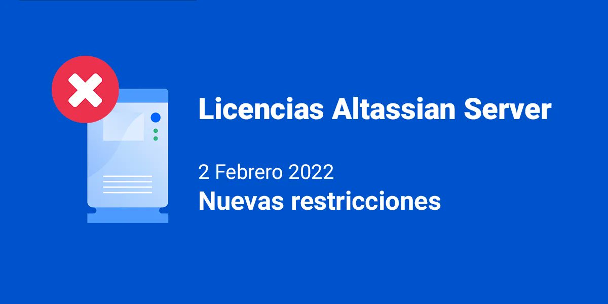 excentia's tweet image. Si tienes una licencia activa de Atlassian Server, te interesará saber cuáles son los cambios y limitaciones que se llevarán a cabo a partir del 2 de febrero de 2022

buff.ly/3x7ImzC

#atlassian #atlassianserver #gestiondeproyectos #jira #jirasoftware #confluence