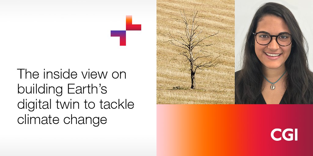 Read the new blog on our exciting project with <a href="/ESA_EO/">ESA Earth Observation</a> to create #DigitalTwins of planet Earth. These models help predict mankind’s environmental impact, so they’re a critical #sustainability tool to tackle #ClimateChange bit.ly/3HXHTFl #WeAreCGI #SpaceForSustainability