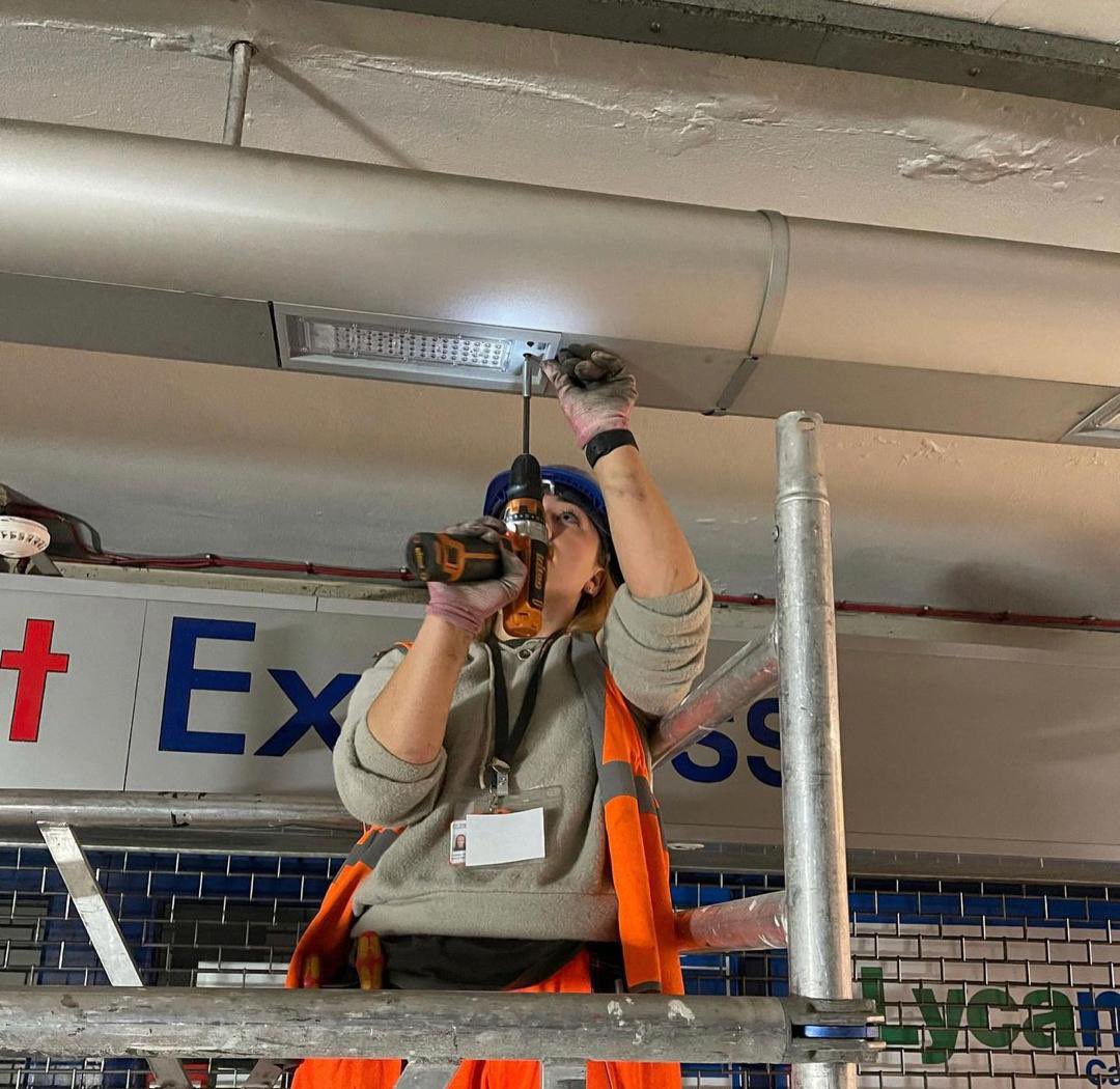 Elsmoore's tweet photo. Today we’re replacing spurs in the CCTV columns 👷🏼‍♀️they definitely needs replacing 😝😝 https://t.co/Z09E5RT6Y1