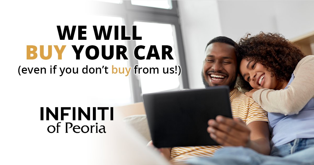 INFINITIPeoria's tweet photo. Did you know that you can sell your car to us without the obligation to buy a new one? We'll show you how! https://t.co/gmX2Ofu2Go https://t.co/kWirHnz272
