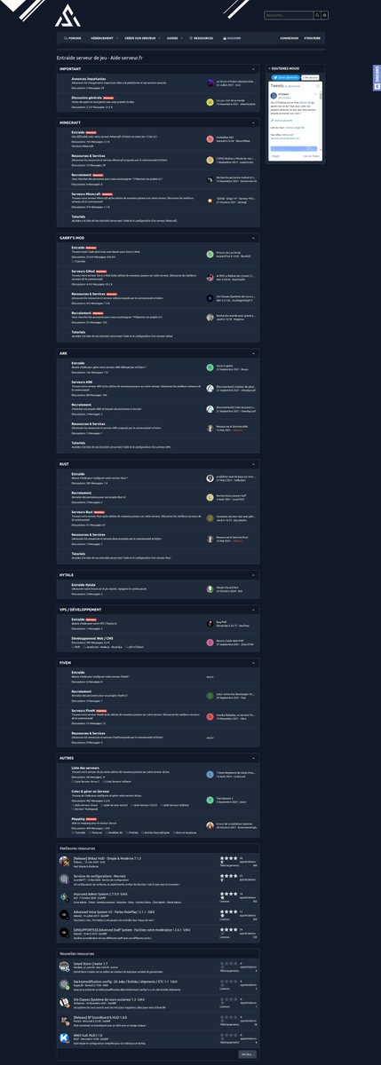 mTxServ's tweet image. 💡Besoin d&apos;aide avec votre serveur de jeu? Découvrez la communauté d&apos;entraide aide-serveur.fr !

👉 Présentez vos serveurs de jeux
👉 Partagez &amp;amp; télécharger des ressources
👉 Trouvez de l&apos;aide pour la configuration de votre serveur

#minecraft #ark #gmod #rust #valheim