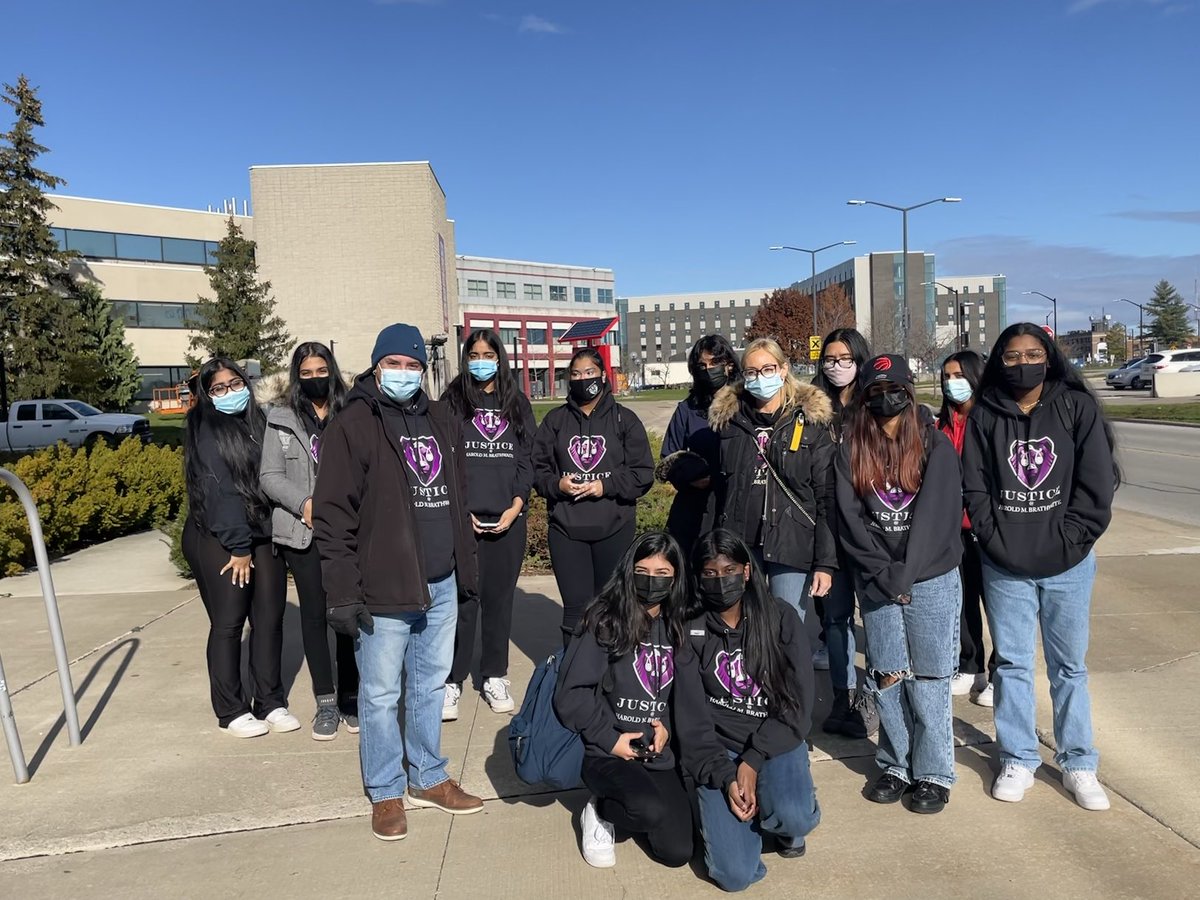 Ms_Bartello's tweet photo. SHSM Justice students touring Brock U - reach head opportunities @BrockUniversity @HMBSSBlizzards https://t.co/purKdKlLoD