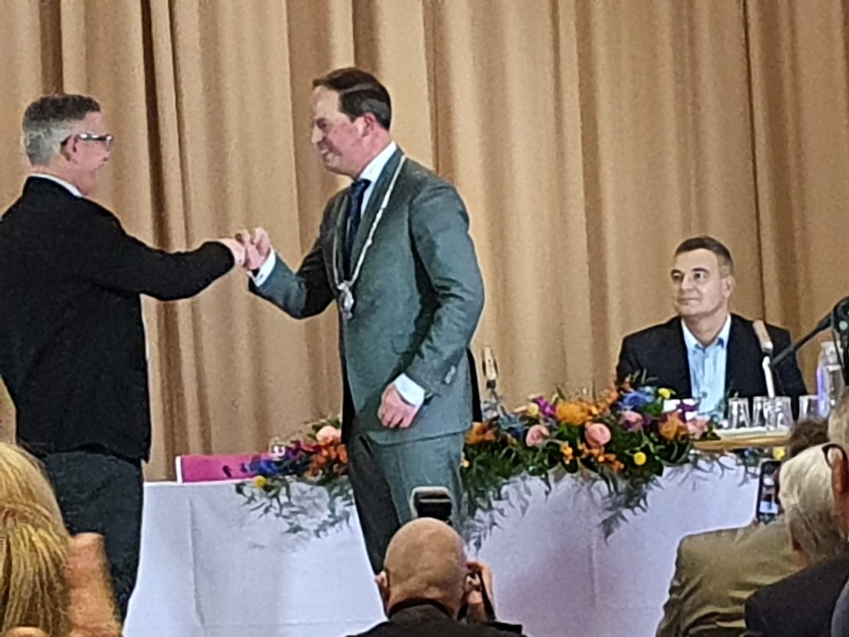 Aanwezig bij de beëdiging van Burgemeester Richard de Boer van de gemeente Landgraaf. Richard en Landgraaf, van harte gefeliciteerd.