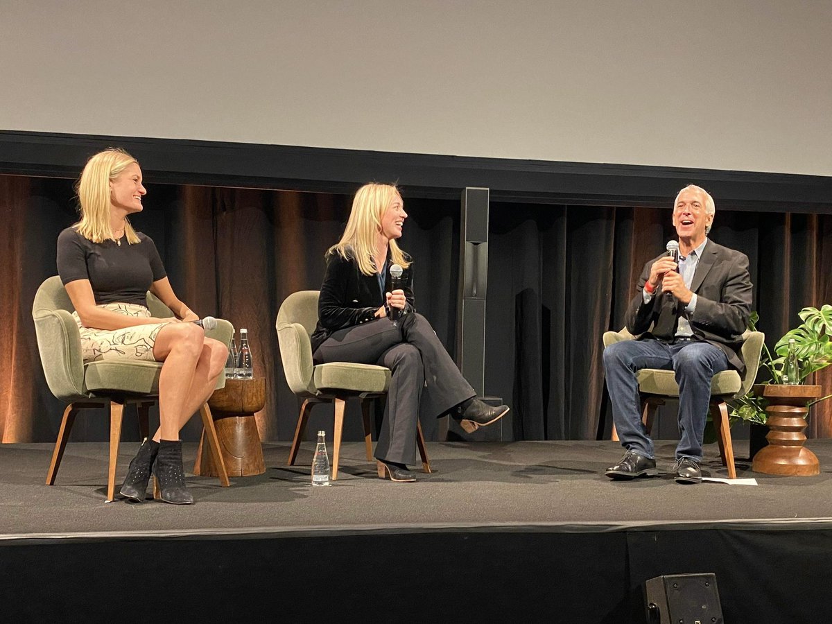 Had an amazing time moderating a lively Q&amp;A with Director ALEXANDRIA JACKSON and Artist/Author SOPHIE KIPNER about their inspiring documentary #SophieAndTheBaron about their collaboration with rock photography BARON WOLMAN! Find out more about Sophie HERE: sophiekipner.com