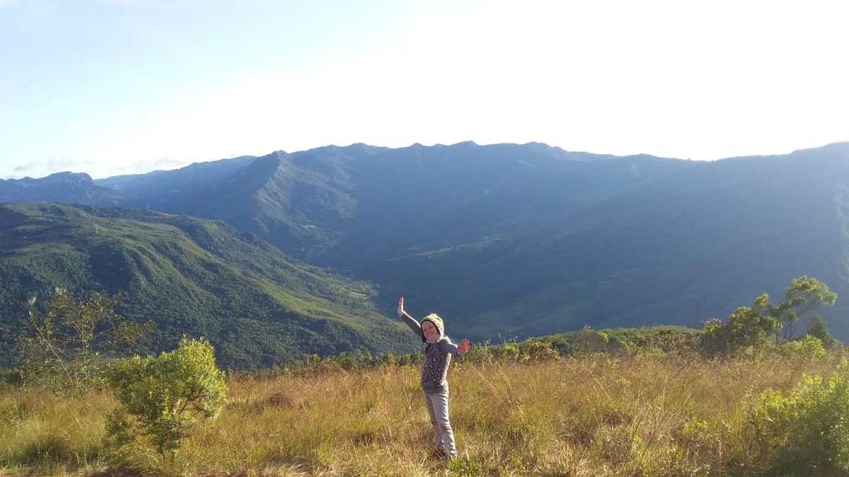 Clea on one of our hikes a few years ago. #bolivia #hiking