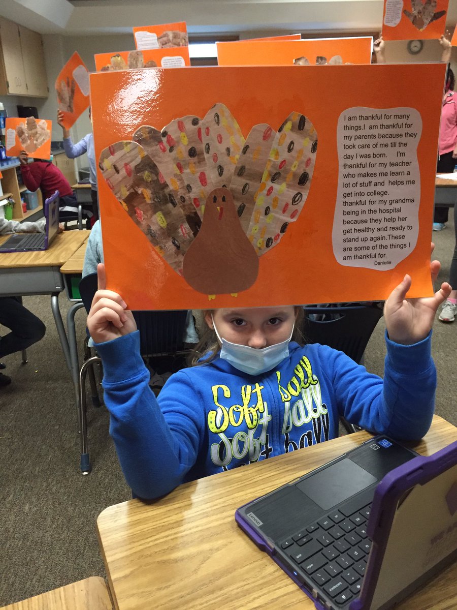 BPEKnights's tweet photo. Happy Thanksgiving Wishes from Mrs. Day’s Class!  #WeAreThankful #GreatStudents #WeAreWayne https://t.co/IlJXHuEmSq