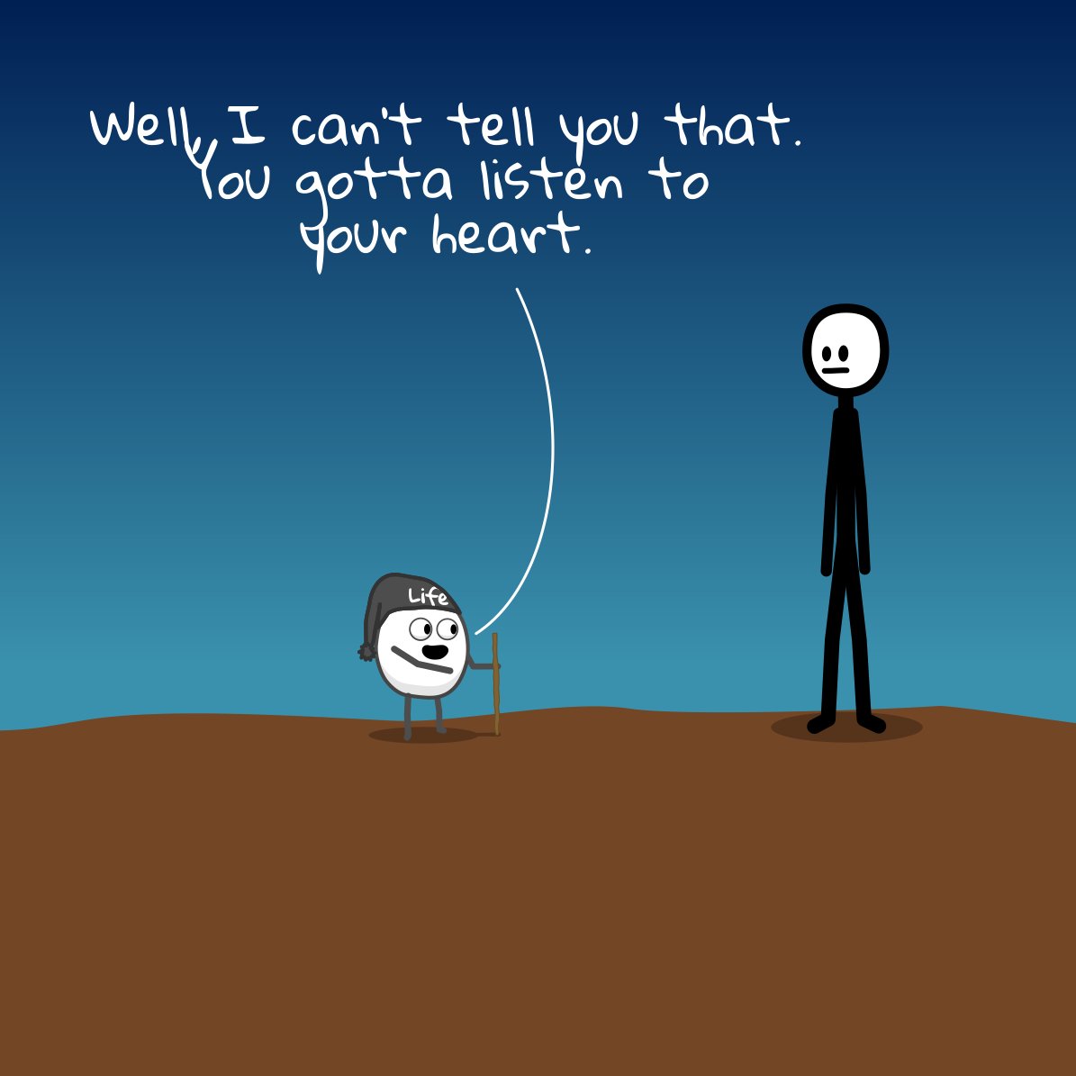 Pigtelligent's tweet photo. Listen to your heart 💚 #webcomic #webcomics #climbing #Climbers #mountains https://t.co/fjzEh2Ic3o