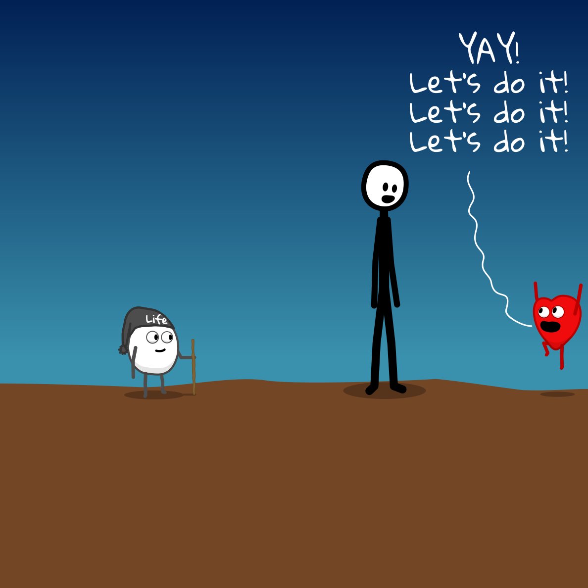 Pigtelligent's tweet photo. Listen to your heart 💚 #webcomic #webcomics #climbing #Climbers #mountains https://t.co/fjzEh2Ic3o