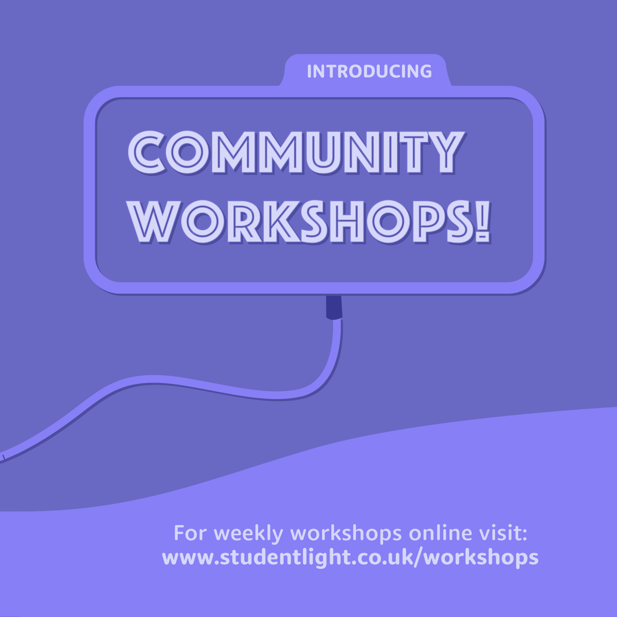 Podcasting and live streaming are great ways to inform, excite and engage your audience. They’re also the best tools to create repurposed content. One live stream on social media can be converted into a podcast, multiple video snippets, images and quotes

studentlight.co.uk/workshops
