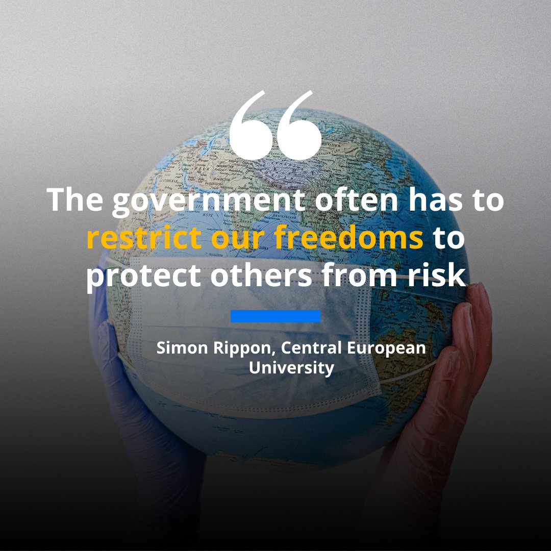 euronews's tweet photo. “Governments are taking measures to restrict some people from imposing physical risks on others because they choose not to take a precaution that's scientifically well-supported,”argues Simon Rippon at the Central European University in Austria.

👉https://t.co/T6FAJlhOyZ https://t.co/9GigOSGWdS
