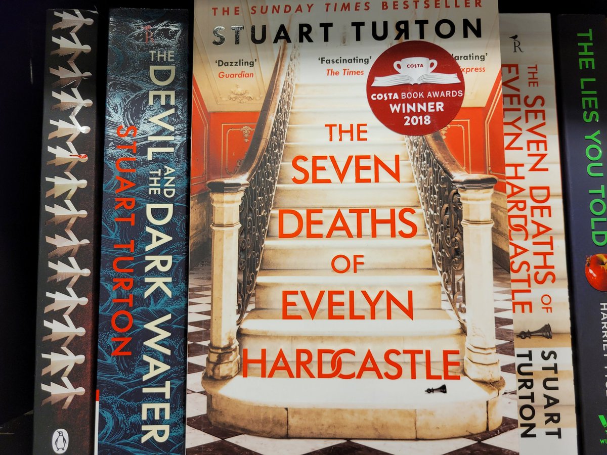 swanseastones's tweet photo. Two more of my favourite books (and Mrs Twitter Guy's, coincidentally) are amongst the most astonishing debuts you're ever likely to read.

#TheSecretHistory is a bona fide classic literary thriller; #SevenDeaths is Agatha Christie meets eldritch Groundhog Day.

#YourWaterstones https://t.co/N3LWbESHgn