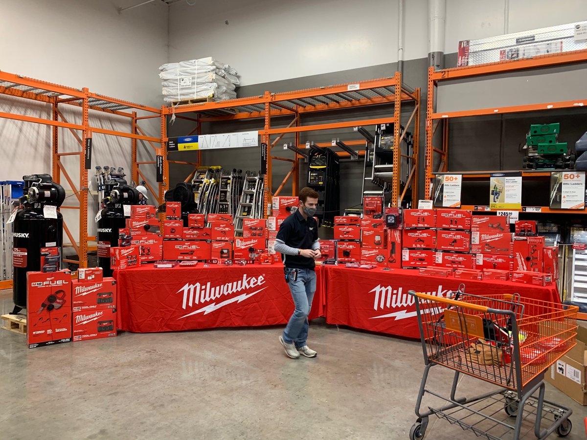 Scottsboro Pro Desk (@proscottsboro) on Twitter photo Thankful for our partnership with our Milwaukee rep! Kyle is set up and ready to demo and push promotions within the store !!
<a href="/misshd03/">Megan A. Coleman</a> <a href="/JDepot0812/">JoshDay@0812</a> <a href="/manning_she/">shelia manning</a> @jtrievespro <a href="/JHW1077/">JW</a> Thankful for our partnership with our Milwaukee rep! Kyle is set up and ready to demo and push promotions within the store !!
<a href="/misshd03/">Megan A. Coleman</a> <a href="/JDepot0812/">JoshDay@0812</a> <a href="/manning_she/">shelia manning</a> @jtrievespro <a href="/JHW1077/">JW</a>