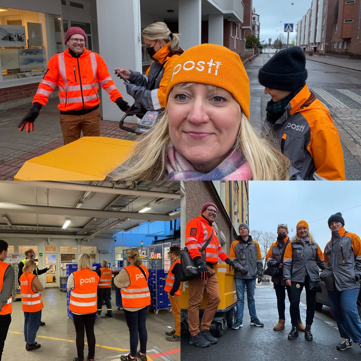 #Postin lajittelu-ja jakeluhommiin tutustumassa hyvässä seurassa ja opastuksessa ✉️📪📮💌👌🏻#MePostilaiset <a href="/ttnurmi/">Timo Nurmi - ティモ ヌルミ</a> <a href="/AnuPerrotta/">Anu Perrotta</a>  @JenniIhatsu <a href="/tomi_huhtala/">Tomi Huhtala</a> <a href="/valiniida/">Iida Valin</a>