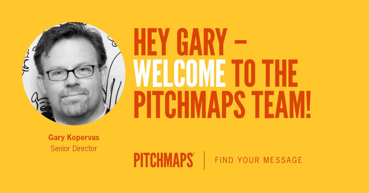PitchMaps's tweet photo. So excited to welcome Gary to the PitchMaps team! #FindYourMessage https://t.co/M6v1VFWEJm