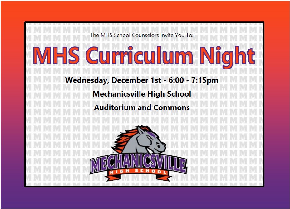 Mechanicsville High School School Counselors tweet media