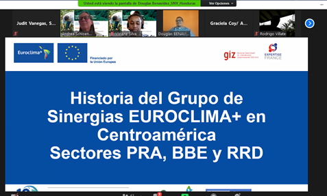 SNVCAMERICA's tweet photo. Se conformó el grupo Sinergias entre proyectos de @EUROCLIMA_UE_AL en Centroamérica, como espacio de intercambio, asesoramiento y cooperación en gestión de conocimientos y movilización de recursos para la implementación de acciones bajas en carbonos y resilientes al clima https://t.co/79WXgwlpgt