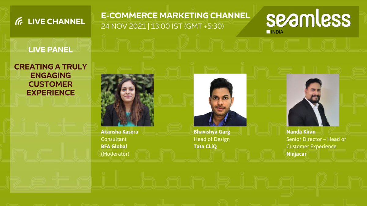 BFAGlobal's tweet photo. Do you want to learn how to create a truly engaging customer experience? Join @CF_BFA's marketing manager @AkanshaKasera in conversation with @BHAVISHYAzz and #NandaKiran tomorrow at @seamlessasia 13:00 IST. 

Register now: https://t.co/8PPEZXQkJA https://t.co/e91YZdvYSS