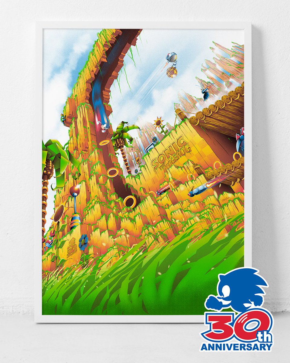 ArtStation - Sonic The Hedgehog 30th Anniversary Fan Art Poster