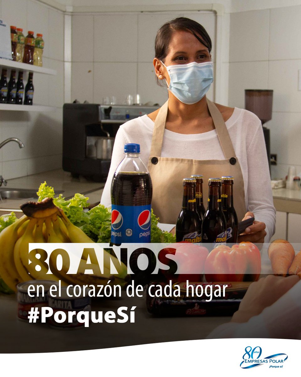 EmpresasPolar's tweet photo. En #EmpresasPolar sentimos la alegría de formar parte de lo bueno y de mantenernos presentes en el corazón de cada hogar #PorqueSí https://t.co/LekCKGTBrR